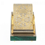 Подставка для телефона из натурального камня малахит Natural Stone Stand варинант исполнения - 3 | Loft Concept в Воронеже