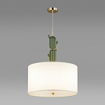 Подвесной светильник с декором в виде кактуса из керамики Opuntia D45 см варинант исполнения - 4 | Loft Concept в Воронеже