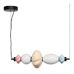 Подвесной светильник фигруный с керамическими элементами 18W LED Fragrant Light варинант исполнения - 3 | Loft Concept в Воронеже