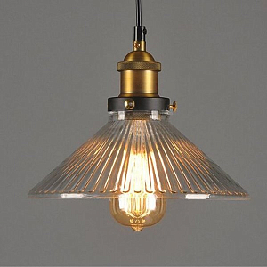 Подвесной светильник Loft Clear Glass Wibe Pendant