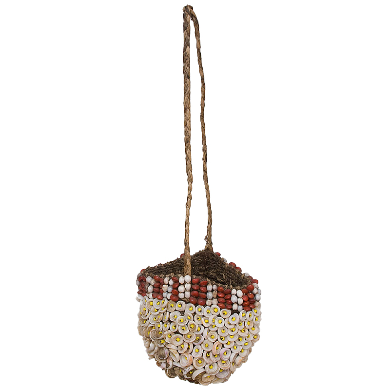 Декоративный аксессуар сумка из ракушек Aboriginal Bag Коричневый Красный Бежевый Желтый Декоративный аксессуар сумка из ракушек Aboriginal Bag Коричневый Красный Бежевый Желтый в Воронеже | Loft Concept