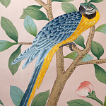 Обои ручная роспись Amazonia Florence Pink dyed silk варинант исполнения - 7 | Loft Concept в Воронеже