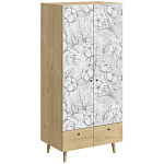 Шкаф с принтом Cotton варинант исполнения - 1 | Loft Concept в Воронеже