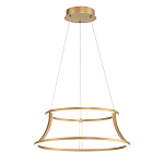 Люстра золотого цвета с 2-мя светодиодными кольцами Eurofase варинант исполнения - 2 | Loft Concept в Воронеже