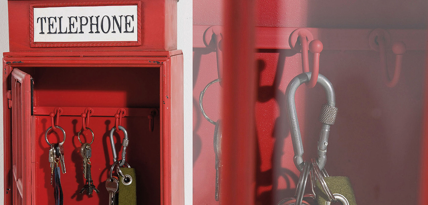 Ключница Red Telephone Box - Loft-Concept в Воронеже