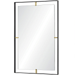Зеркало прямоугольное в черной раме Gwendelyn варинант исполнения - 1 | Loft Concept в Воронеже