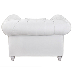 Кресло низкое с мягкой обивкой из велюра на 4-х ножках из массива березы Sophie Armchair white варинант исполнения - 3 | Loft Concept в Воронеже