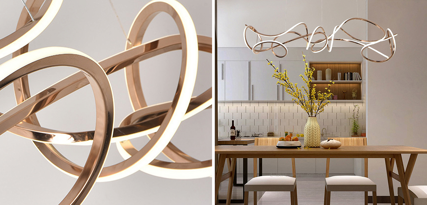 Светодиодная люстра Curly Ribbon Light Светодиодная люстра Curly Ribbon Light - Loft-Concept в Воронеже