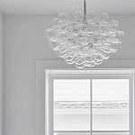 Люстра круглая со стеклянными шарами Airy Chandelier варинант исполнения - 4 | Loft Concept в Воронеже