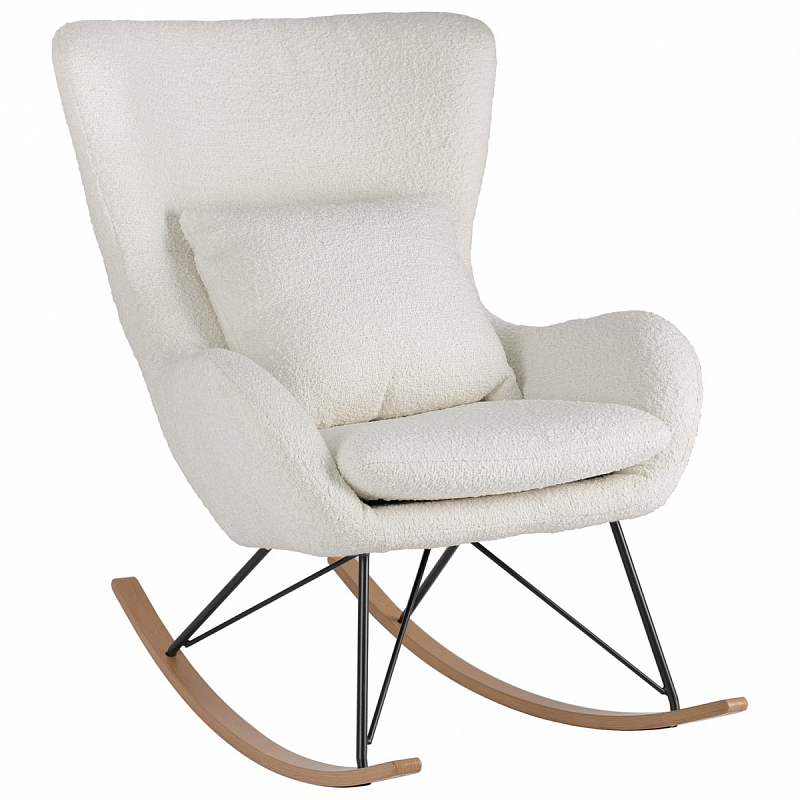 Rocking chair DORIA Кресло-Качалка  Молочный в Воронеже | Loft Concept 