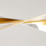 Люстра линейная с изогнутым плафоном Wave Line варинант исполнения - 8 | Loft Concept в Воронеже