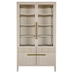 Витрина Primo со стеклянными фасадами и буфетом шпон Светлый дуб варинант исполнения - 1 | Loft Concept в Воронеже