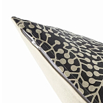 Подушка декоративная черного цвета Blossom Essence Grace варинант исполнения - 3 | Loft Concept в Воронеже