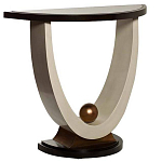 Консоль на полукруглой основе Stylish Pearl варинант исполнения - 1 | Loft Concept в Воронеже