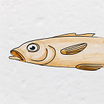 Плитка с узором Рыба Русалка варинант исполнения - 5 | Loft Concept в Воронеже