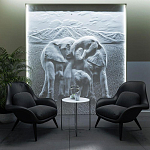 Барельеф ELEPHANTS варинант исполнения - 3 | Loft Concept в Воронеже