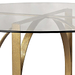 Стол обеденный круглый с основанием из 2-х пересекающихся колец Modern Geometric Silhouette варинант исполнения - 1 | Loft Concept в Воронеже