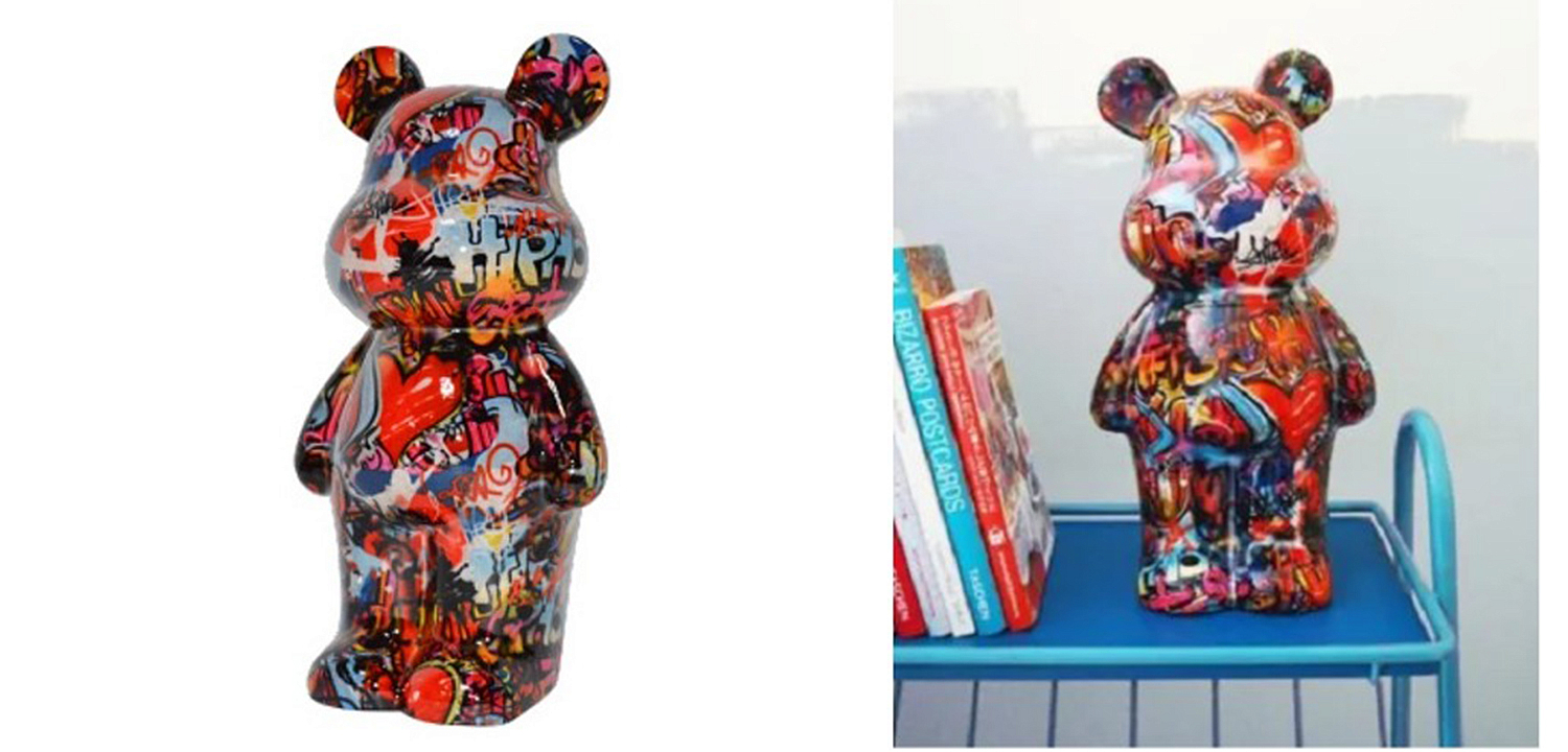 Статуэтка Graffiti Bear red Статуэтка Graffiti Bear red - Loft-Concept в Воронеже