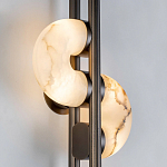 Бра  с фигурным мраморным рассеивателем Spiral of Warm Light варинант исполнения - 3 | Loft Concept в Воронеже