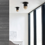 Потолочный светильник светодиодный с плафоном из натурального камня Purgatory варинант исполнения - 2 | Loft Concept в Воронеже