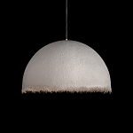 Подвесной светильник в форме купола белого цвета с ажурной бахромой Tactile Line варинант исполнения - 11 | Loft Concept в Воронеже