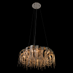 Люстра круглая подвесная с металлическими дугами и длинными цепочками 80 см Atlantis Chain варинант исполнения - 5 | Loft Concept в Воронеже