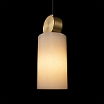 Подвесной светильник с цилиндрическим мраморным плафоном Marble square варинант исполнения - 6 | Loft Concept в Воронеже