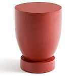 Приставной столик из массива манго Tom-tom Red варинант исполнения - 1 | Loft Concept в Воронеже