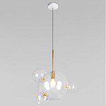 Подвесной светильник со стеклянными плафоном в виде шара и золотыми деталями & Coombes варинант исполнения - 1 | Loft Concept в Воронеже