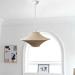 Подвесной вязаный бежевый светильник «Звезда Востока 01» варинант исполнения - 4 | Loft Concept в Воронеже