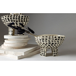 Чаша на ножках для фруктов или сухофруктов "Лонерно" варинант исполнения - 3 | Loft Concept в Воронеже