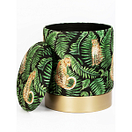 Пуф Leopards in the ferns варинант исполнения - 2 | Loft Concept в Воронеже