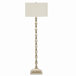 Торшер с фактурным каркасом и прямоугольным тканевым абажуром Shiye and Simplicity варинант исполнения - 1 | Loft Concept в Воронеже