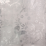 Обои ручная роспись в стиле Арт-деко Rateau Bas Relief on Tarnished Silver gilded paper варинант исполнения - 2 | Loft Concept в Воронеже