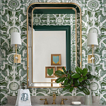 Зеркало в золотой раме Arched Mirror варинант исполнения - 3 | Loft Concept в Воронеже