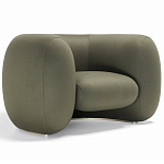 Дизайнерское полукруглое мягкое кресло CINNAMON Armchair варинант исполнения - 1 | Loft Concept в Воронеже