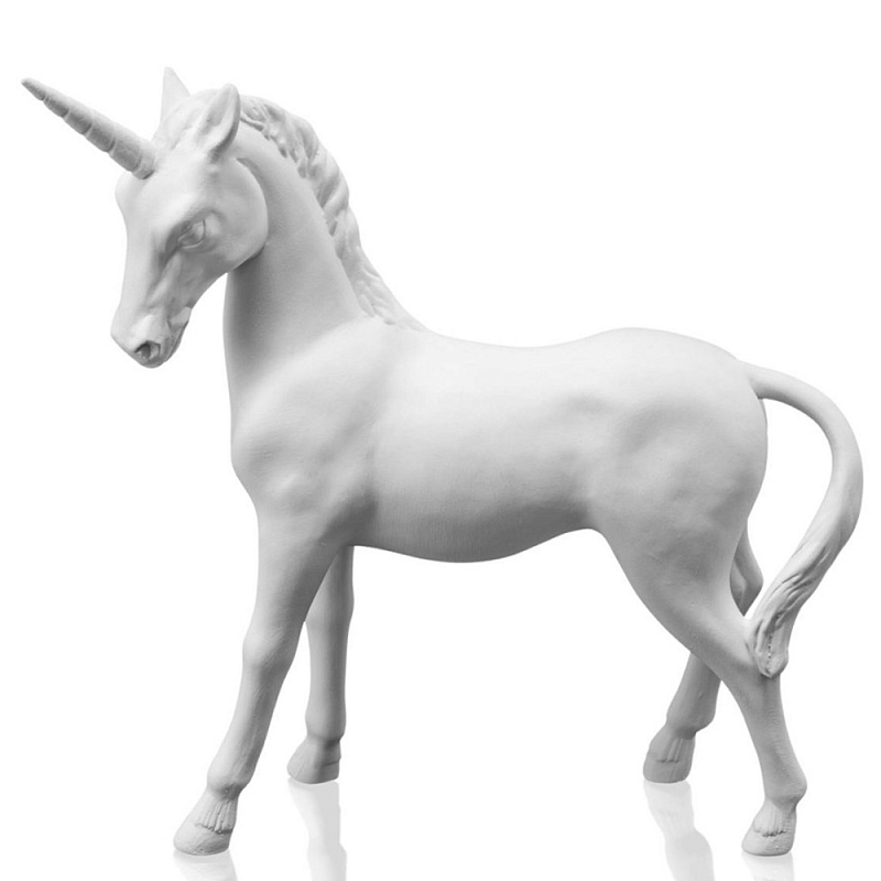 Статуэтка Unicorn Bisc. Белый Статуэтка Unicorn Bisc. Белый в Воронеже | Loft Concept