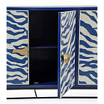 Буфет в гостиную с инкрустацией Bone Inlay Deco Sideboard - Orleans ZEBRA варинант исполнения - 2 | Loft Concept в Воронеже