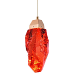 Подвесной светильник Soar Hanging Lamp Brass Red Красный варинант исполнения - 1 | Loft Concept в Воронеже