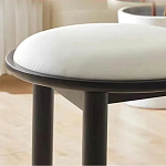 Дизайнерский стул из массива дерева с круглой спинкой Infinitude варинант исполнения - 2 | Loft Concept в Воронеже