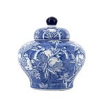 Ваза с крышкой в китайском стиле Гранатовое дерево Blooming Pomegranate варинант исполнения - 8 | Loft Concept в Воронеже