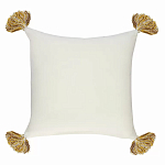 Чехол на подушку с кисточками и вышивкой птиц Ethnic mix Birds Square варинант исполнения - 4 | Loft Concept в Воронеже