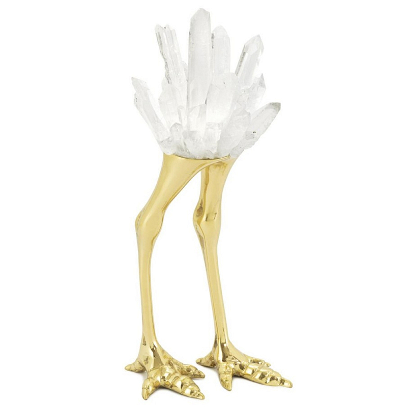 Статуэтка Deco Feet Lixus Прозрачный Золотой Статуэтка Deco Feet Lixus Прозрачный Золотой в Воронеже | Loft Concept