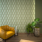 Гипсовая 3D панель с принтографией PM-102 варинант исполнения - 2 | Loft Concept в Воронеже