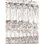 Люстра подвесная круглая из прозрачного хрусталя с корпусом из металла цвета хром Selfsufficient варинант исполнения - 6 | Loft Concept в Воронеже