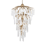 Люстра многоярусная с трубчатыми подвесками Dripping Crystals варинант исполнения - 3 | Loft Concept в Воронеже