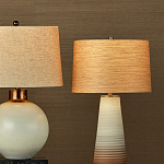 Настольная лампа фарфоровая с узором на корпусе Junction Place варинант исполнения - 4 | Loft Concept в Воронеже