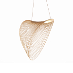 Подвесной светильник фигурный из деревянных прутьев Ecofriendly Light Source варинант исполнения - 2 | Loft Concept в Воронеже