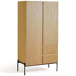 Шкаф с геометрическим рисунком на дверцах Anders Light Wood варинант исполнения - 2 | Loft Concept в Воронеже