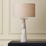 Настольная лампа на конусовидном корпусе с чашей и с тканевым абажуром Daydreaming варинант исполнения - 4 | Loft Concept в Воронеже